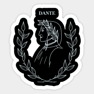 HomeSchoolTattoo Dante Alighieri Sticker